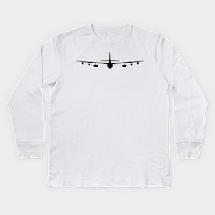 USAF - B-47 Stratojet - In Flt - Silhouette X 300 Kids Long Sleeve T-Shirt